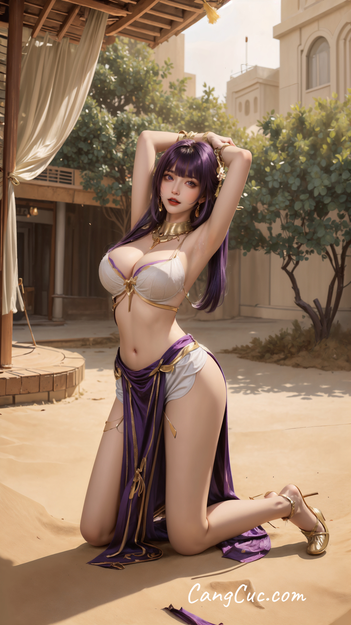 [AI Generated] 原神-沙漠女王